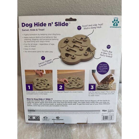 Outward Hound Nina Ottosson Dog Hide N Slide Interactive Puzzle Toy - Picture 4 of 4